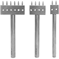 Perforadora de cuero- herramienta perforadora espaciadora- resistencia al impacto- alta dureza- artesanía en(8mm spacing…